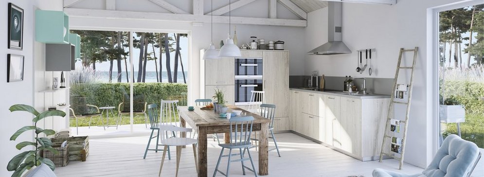 Créer une ambiance qui vous ressemble avec une cuisine moderne blanche